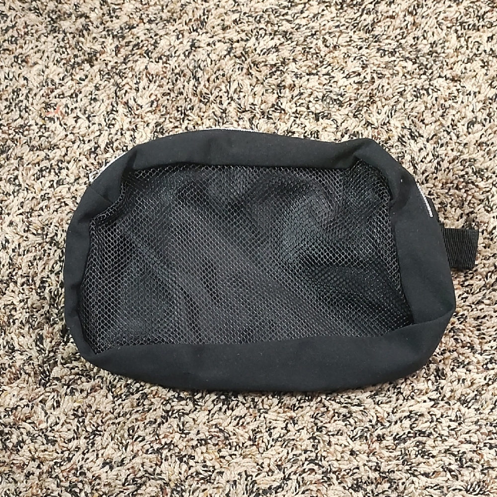 Women's Black Mesh Pickle Ball Pouch